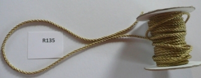 R135 Metallic Twist Gold Cord